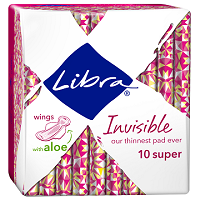 Libra Pad Invisible Wing Aloe Vera Super 12