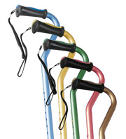 MLE Walking Cane Comfort Ergo Yellow