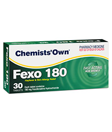 Chemist Own Fexo 180mg 30 Tablets