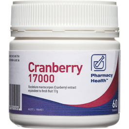 Pharmacy Health Cranberry 17000 60 Capsules