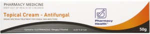 Pharmacy Health Antifungal Cream 1% Tube 50g