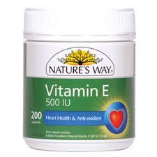 Nature's Way Mega Natural Vitamin E 200 Capsules