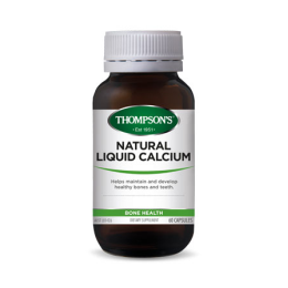 Thompsons Natural Liquid Calcium 60 Capsules