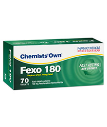 Chemist Own Fexo 180mg 70 Tablets