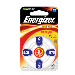 Energizer EZ Turn & Lock Size AZ675 4 Pack