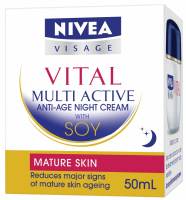 Nivea Visage Vital Triple Action Soy Night Care 50mL