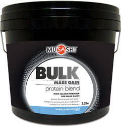 Musashi Bulk Mass Gain 2.28kg Vanilla