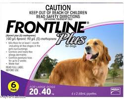 Frontline Plus for Large Dogs Purple 6 Pack