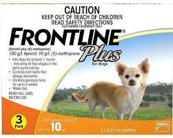 Frontline Plus for Small Dogs Orange 3 Pack