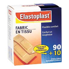 Elastoplast Fabric 90 Strips + 10