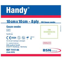 Handy Gauze 100 Sterile Swabs 10x10cm  (5674)