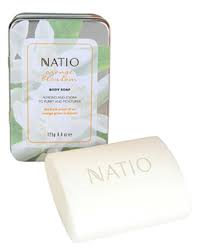 Natio Orange Blossom  Body Soap 125g (in keepsake tin)