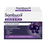 Sambucol Cold  Flu 24 Capsules