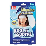 Kool n Soothe Migrane  Headache Relief Strips 6 Sheets