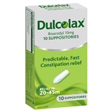 Dulcolax Suppository for Adults 10mg 10 Pack