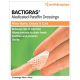 Bactigras 10cmx10cm 3 Dressings