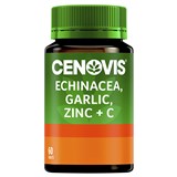 Cenovis Echinacea Garlic Zinc Plus C 60 Tablets
