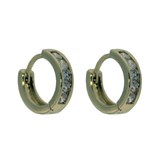 Rossan 5 Stone CZ Huggy Gold FE4490