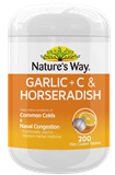 Natures Way Garlic C  Horseradish 200 Tablets