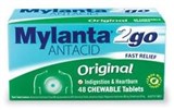 Mylanta 2GO Original Chewables 48 Tablets