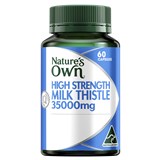 Natures Own High Strength Milk Thistle 35000mg 60 Capsules