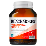 Blackmores Vitamin D3 1000IU 200 Tablets