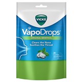 Vicks VapoDrops Original Menthol Lozenges 24 Pack
