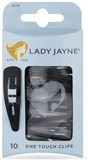 Lady Jane 3013B One Touch Clip Black 10 Pack