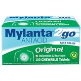 Mylanta 2GO Original Chewable 100 Tablets