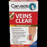 Carusos Veins Clear 30 Tablets