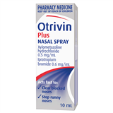 Otrivin Plus Adult Nasal Spray 10ml