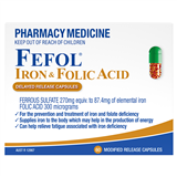 Fefol Iron  Folate Capsules 60S