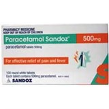 Paracetamol Sandoz 500mg Tablets BLI