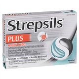 Strepsils Plus 16 Lozenges