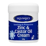 Skin Basics Zinc  Castor Oil Cream 500g JAR