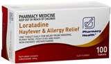 Pharmacy Health Loratadine 10mg 100 Tablets