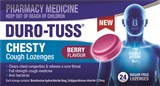 DuroTuss Chesty Cough Berry Sugar Free 24 Lozenges