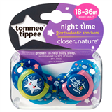 Tommee Tippee Closer to Nature NightTime Soothers 1836M x 2