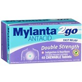 Mylanta 2Go Double Strength Chewable 48 Tablets