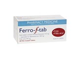 Ferro  f  tab Iron  Folic Acid Supplement 60 Tablets