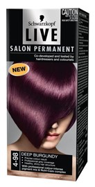Schwarzkopf Live Salon Permanent 4-98 Deep Burgundy