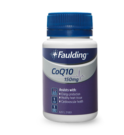 Faulding CoEnzyme Q10 150mg 125 Capsules