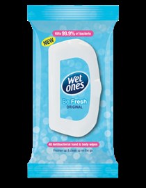Wet Ones Be Fresh Wipes 40 Count