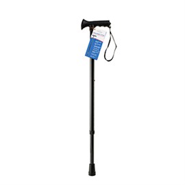 Surgipack Walking Stick Adj Aluminum Black (1284)