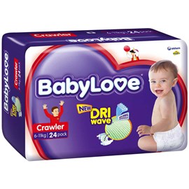 Babylove Convenience Crawler 6 - 11kg 24 Pack