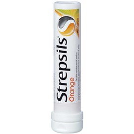 Strepsils Orange Handy Tube 10 Lozenges