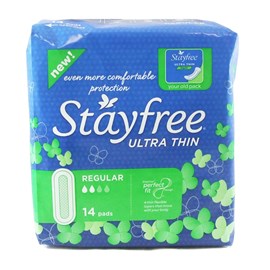 Stayfree Ultra Thin Regular 14 Pads