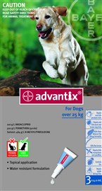 Advantix Flea And Tick Treatment for Dogs 10-25kg 3 Tablets