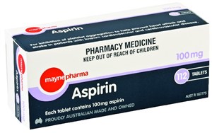 Mayne Aspirin 100mg 112 Tablets