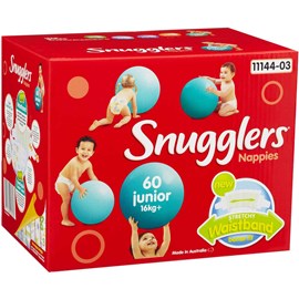 Snugglers Nappies Junior Mega 60 pack
